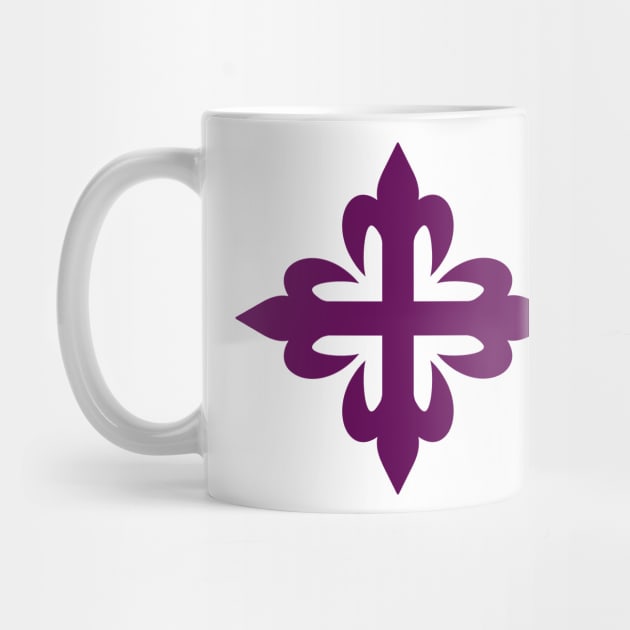 Florented cross (purple) by PabloDeChenez